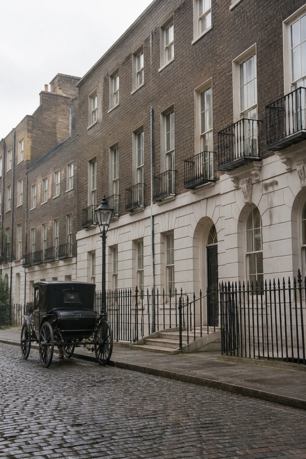 Brunswick Square, illustration from Emma by Jane Austen