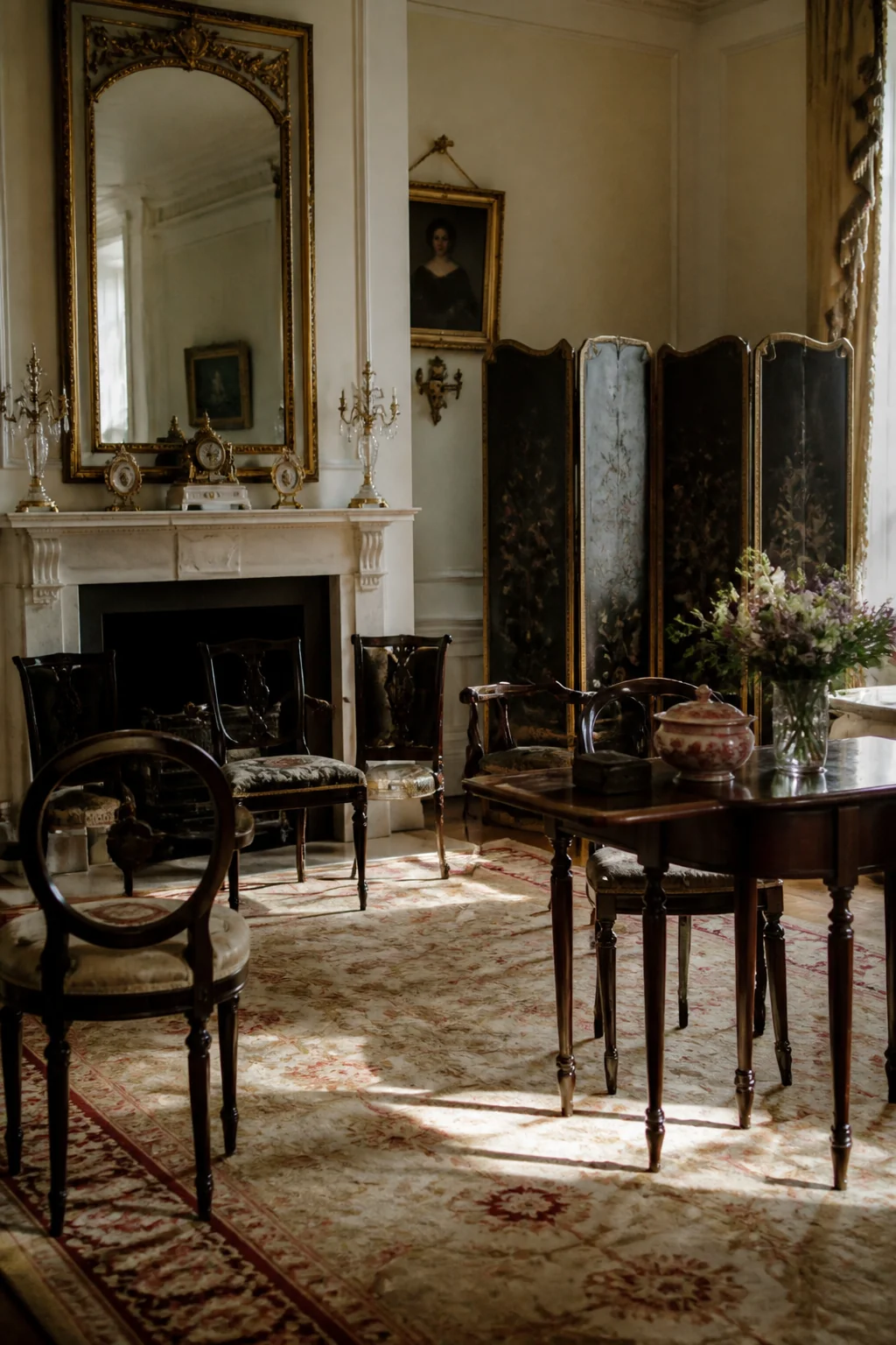 Harley Street, illustration from Sense and Sensibility by Jane Austen