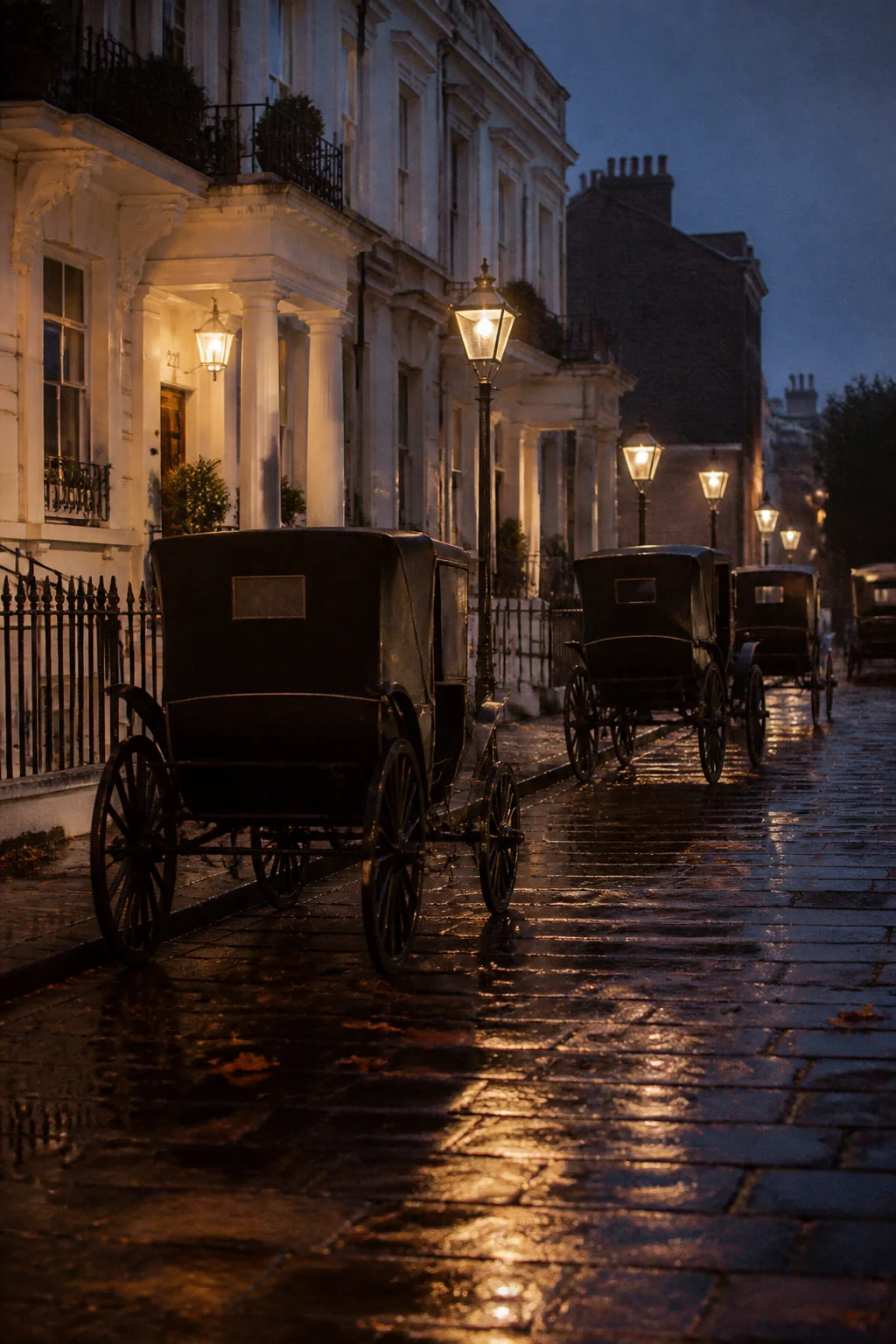 Serpentine Avenue, illustration from The Adventures of Sherlock Holmes by Arthur Conan Doyle