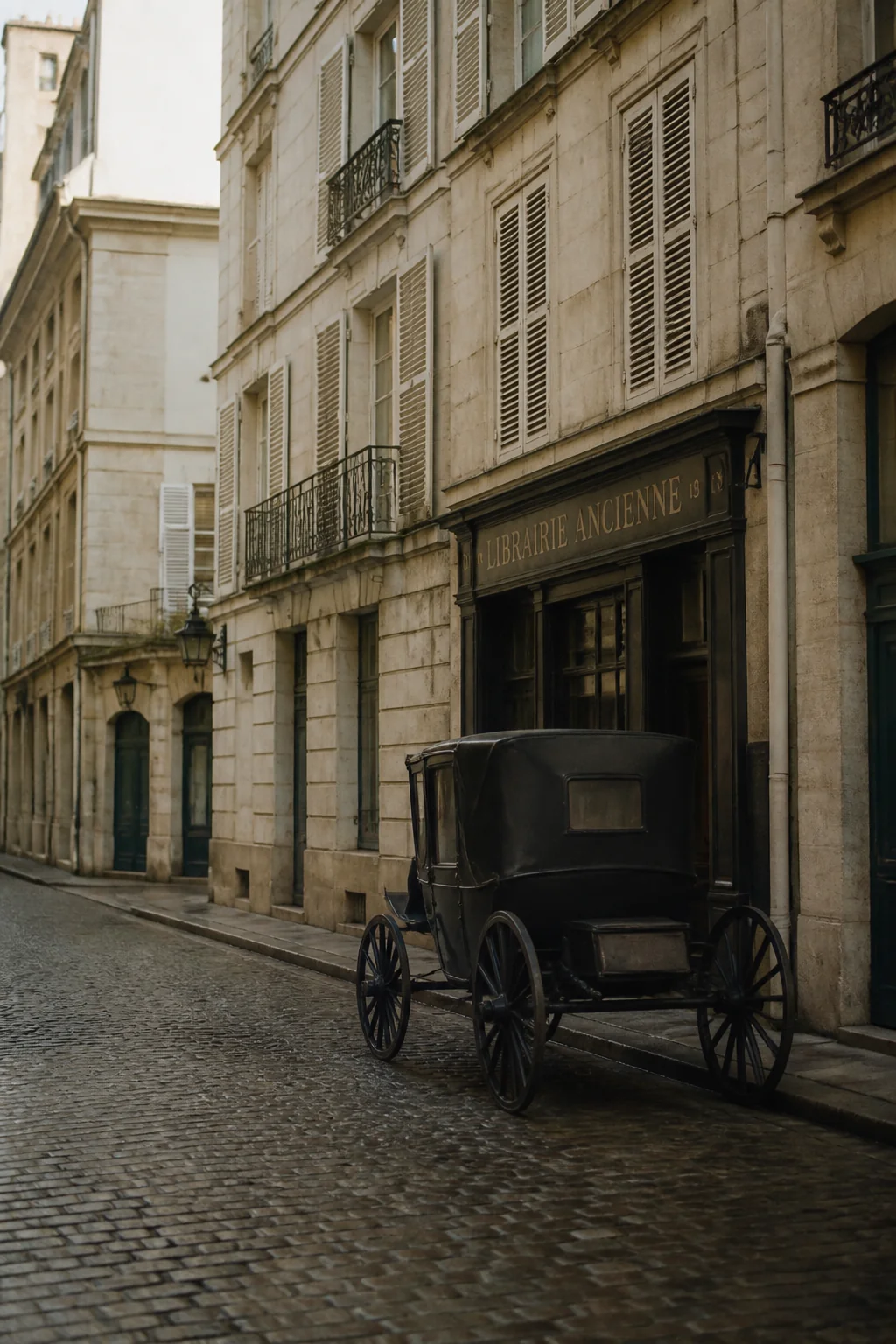 Paris, illustration from The Age of Innocence by Edith Wharton