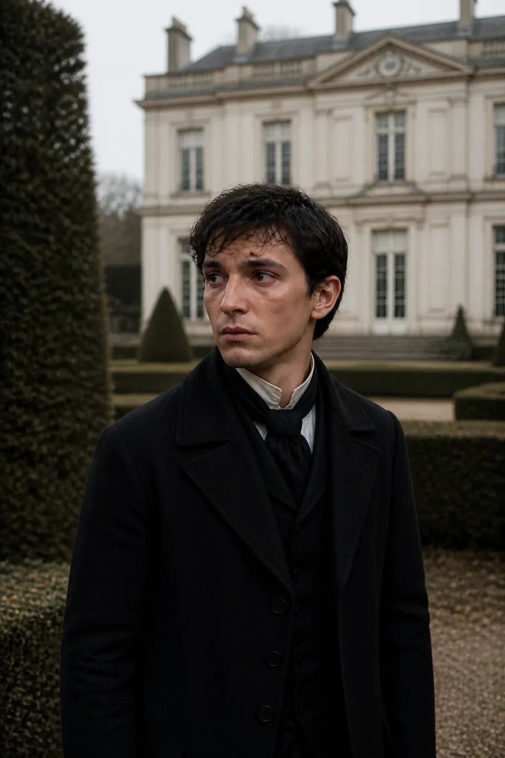 Julien At La Malmaison, illustration from The Red and the Black by Stendhal