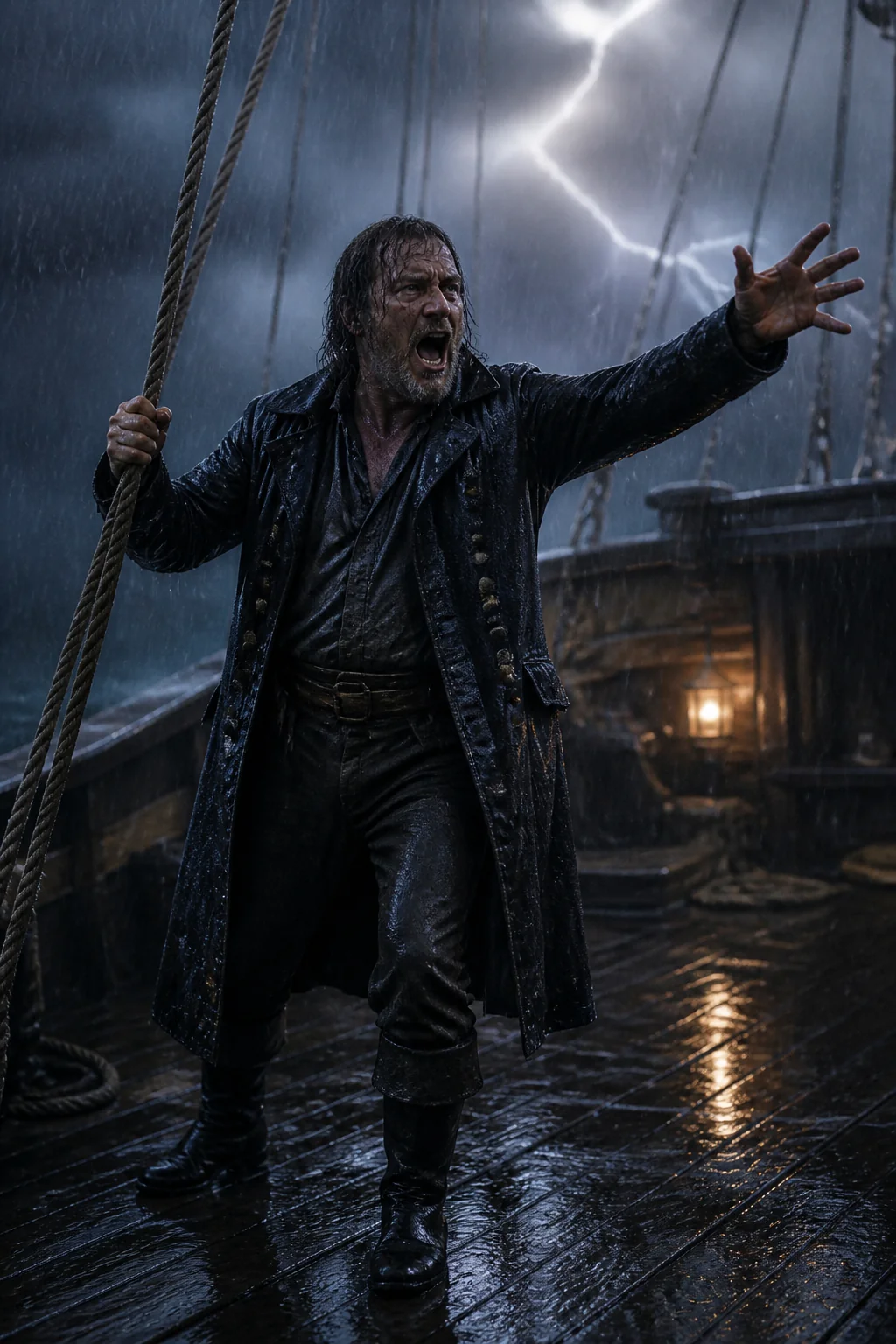 Boatswain, illustration from The Tempest by William Shakespeare