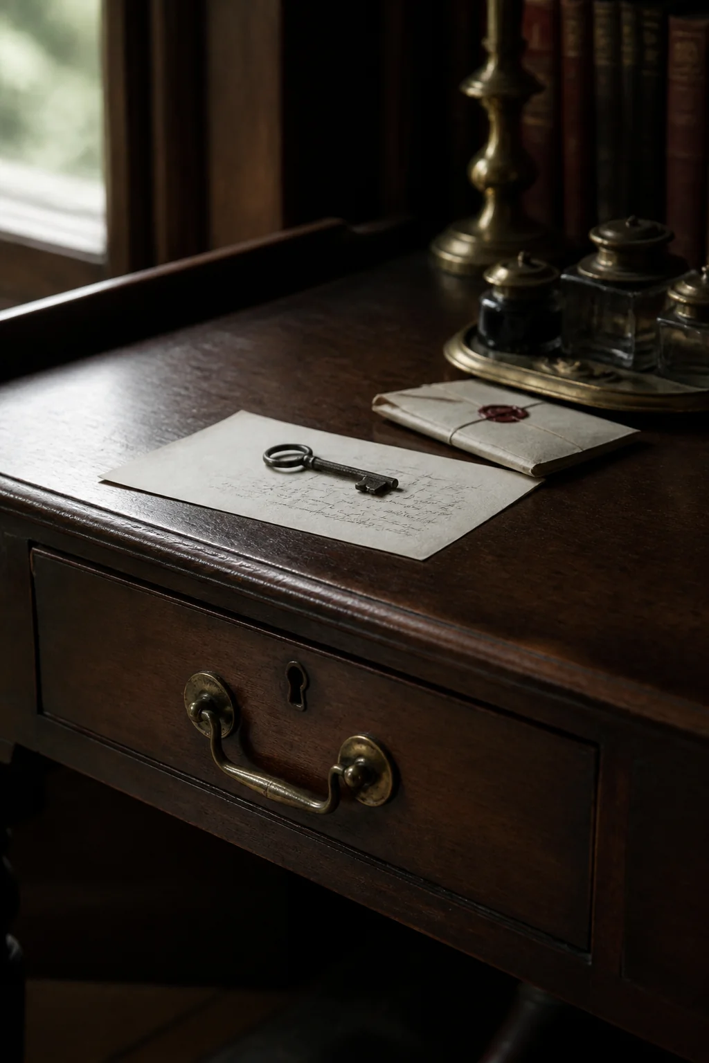 Douglas’s London Apartments / Locked Drawer Location, illustration from The Turn of the Screw by Henry James